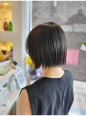 切りっぱなしボブ
