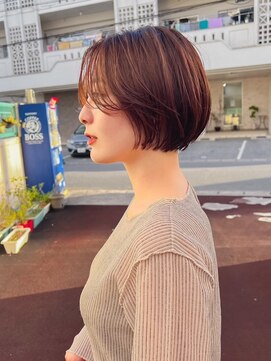 デビュー 沖縄泡瀬店(Debut) 前髪/アンブレラカラー/こなれミディ/イメチェン/ウェーブパーマ