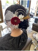 成人式/シニヨンスタイル