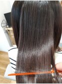 縮毛矯正+髪質改善トリートメント+ヘッドスパ+毛先カット