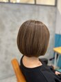 アグ ヘアー アリス 十三店(Agu hair aris) ボブ白髪ボカシハイライト!派手過ぎないナチュラルハイライト