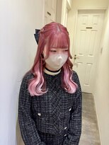 コル(CoL) ピンクカラー×ポイントエクステ!