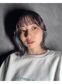フェイスインナーミントブルー