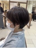 大人可愛い丸みショート