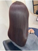 ピンクバイオレット×髪質改善トリートメント