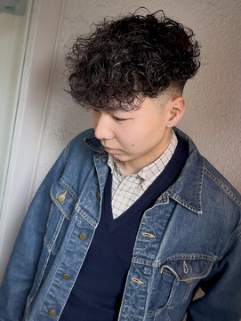 グルーマーズトウキョウ(GROOMER/S TOKYO) スペインカールスパイキーショートブルーブラックメンズ神保町