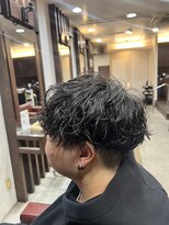 ハイパー(HYPER)&nbsp;波巻きスパイラルパーマ（メンズ/眉毛/メンズパーマ）