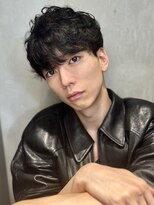 ロンドアンメゾン 原宿(Lond un Maison.) men'sスペインカールブルーブラックメンズブリーチなし