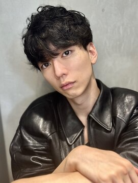 ロンドアンメゾン 原宿(Lond un Maison.) men'sスペインカールブルーブラックメンズブリーチなし