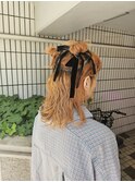 ツインお団子ヘアセット