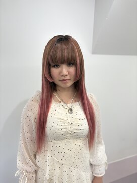 ガルボヘアー 心斎橋店(garbohair) 心斎橋×プルエクステ×バレイヤージュ×ピンク