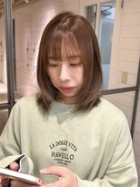 メロウマン(mellowman) レイヤーボブ20代30代40代ハイライトブリーチダブルカラー立川