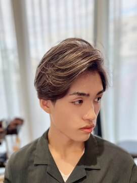 フィッシュヘアー(fish hair) グレージュ/ベージュ/メンズ/メンズスタイルブリーチ