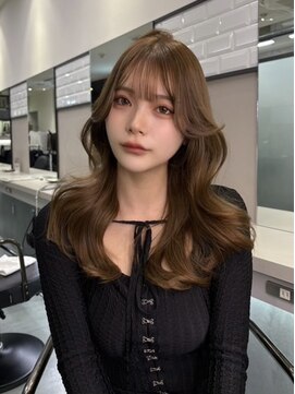 リリー(Lilley) 【アラキユウカ】オリーブベージュ/レイヤーカット/前髪・顔周り