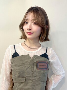 レイヤーボブ/小顔ボブ/艶髪