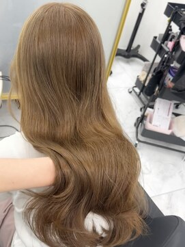 ジュイル シブヤ(JEWIL SHIBUYA) 【JEWIL渋谷ひなの担当】ブリーチなしオリーブベージュ