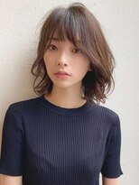 ニーフ 恵比寿(neaf)&nbsp;くびれヘアアプリコットオレンジハイライトカラー