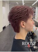 MEN'SHAIR/フェザーショート/ブリーチ/ブリーチオンカラー