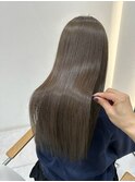 オリーブグレージュ×髪質改善【福田れん】博多 吉塚美容室