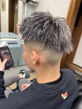 竹内理容 フェード＋ホワイトメッシュ