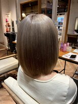 ヘアーショップ エヌアンドエー 越谷店(hair shop N&A) グレージュ×まとまりボブ
