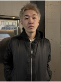 ハイトーンブロンド×メンズショート