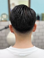 サムズヘア(Sam's hair) メンズカットフェードサイドパートポンパドール