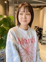 ロカリタ キョウト 河原町三条店(ROCAReTA kyoto) タッセルボブ 切りっぱなしボブ 透明感カラー