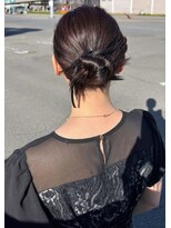 アローナ(ARONA) 結婚式お呼ばれ◎カチモリタイトシニヨンで韓国風