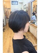 ヘアーアンドメイク モイ(hair&make Moi)&nbsp;毛流れショートボブ