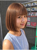 アッシュ 川崎店(Ash)&nbsp;ボブ　オレンジブラウン　オージュア