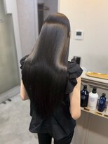 ハル 新宿(haru)&nbsp;髪質改善ストレート/ロング/黒髪/ツヤ髪/暗髪ロング