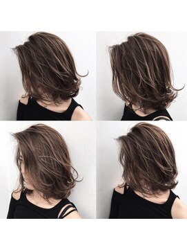 トルネード(TORNADO) オフィスでも浮かないハイライトベージュカラー