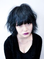 ココ 本八幡(KOKO)&nbsp;黒髪クラゲヘアーオリーブグレー小顔ココアベージュ丸型卵型ボブ