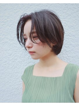 アイミーマイン(I ME MINE) 丸みショートボブ×ブランジュカラー