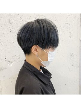 レンク(LENC) Coast.かりあげベリーショート×ブリーチ×ブルージュ