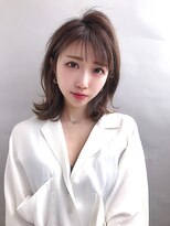 ロンドローズ 名古屋(Lond damaskRose)&nbsp;津田稜也 デジタルパーマ テラコッタ くすみブルー ミニウルフ