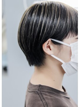 ノード(NODO) 【デザインカラー】マッシュショートのシャドールーツカラー