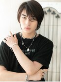 ≪mod's men≫前髪長めが◎無造作セクシーミディアムウルフヘアb