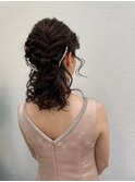 編み下ろしフィッシュボーン