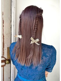 ホワイトルーム(White Room) half up × ヘアアレンジ
