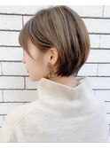 【銀座◇成田】ショートハイライトチョコレート大人ガーリー丸み