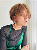 Steelo  ハニーベージュ×エアリーショート