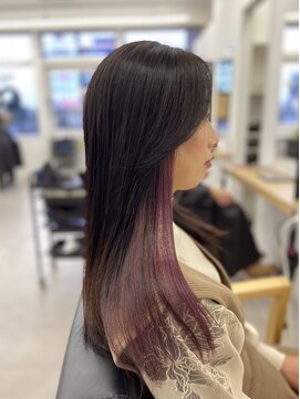 銀座ラボ 津田沼店(LA BO) ロングローレイヤー/インナーカラー