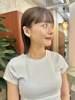 ノエ(noe)&nbsp;切りっぱなしボブ×透明感カラーC21