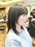 ◆ミディアムレイヤー/レイヤーカット/セミディ/顔周りレイヤー