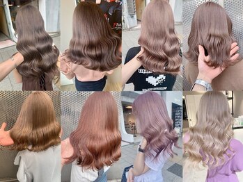 ペレ 栄店(PELE)の写真/髪の内側から補修し艶のある質感と滑らかな指通りの良さを実感☆[栄駅/栄/インナーカラー/ダブルカラー]