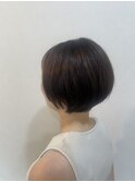 骨格を活かしたショートボブ