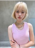 【Taylor 】大宮 &nbsp;ホワイトブロンド×ふんわりボブ