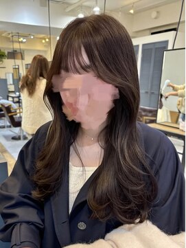 コート 表参道(Cote) cote大島 ロングレイヤー マロンブラウン 赤み消しカラー